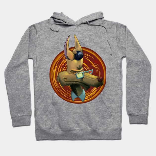 Rocker Wolf Hoodie by Carlos CD